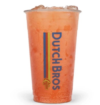 Dutch Bros Pink Flamingo.